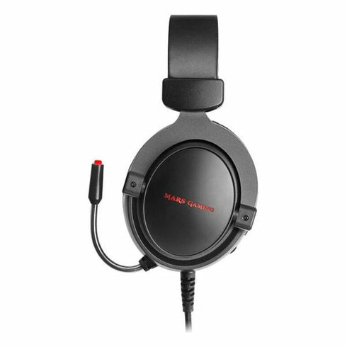 Auriculares con Micrófono Gaming Mars Gaming MH4X LED (2 m) Negro