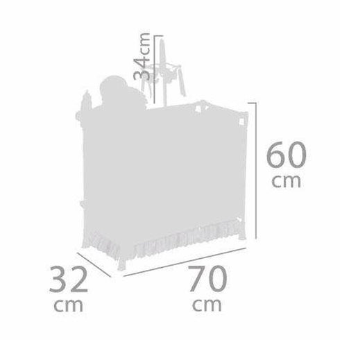 Cambiador para Muñecas Decuevas Gala Accesorios 60 x 32 x 70 cm