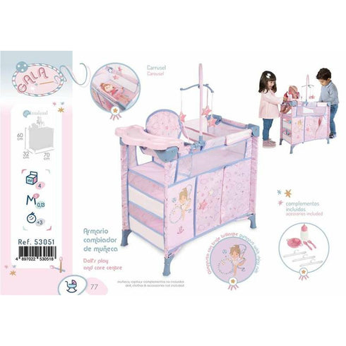 Cambiador para Muñecas Decuevas Gala Accesorios 60 x 32 x 70 cm
