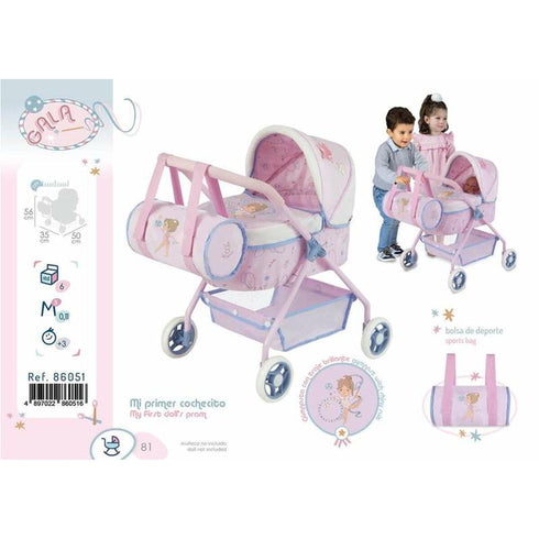 Carrito para Muñecas Decuevas Gala 35 x 50 x 56 cm
