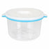 Fiambrera Redonda con Tapa White & blue 250 ml Redonda (30 unidades)