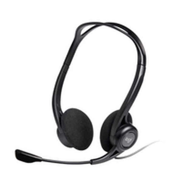 Auriculares con Micrófono Logitech 960 USB Negro