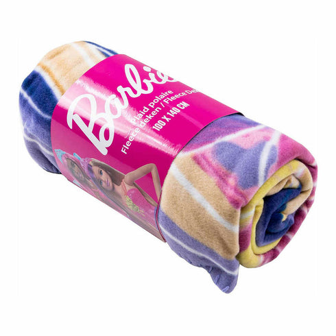 Manta Barbie Forro Polar 100 x 140 cm