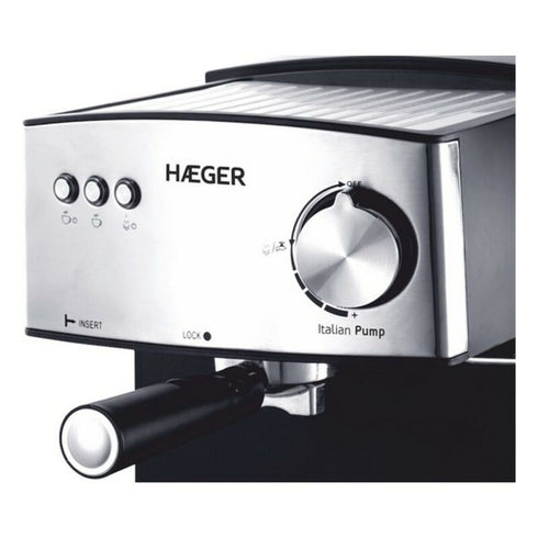 Cafetera Express de Brazo Haeger 850W 1,6 L