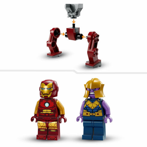 Juego de Construcción Lego Super Heroes Hulkbuster de Iron Man vs. Thanos