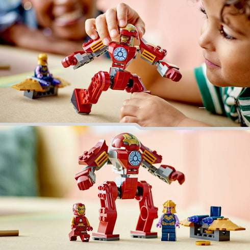 Juego de Construcción Lego Super Heroes Hulkbuster de Iron Man vs. Thanos