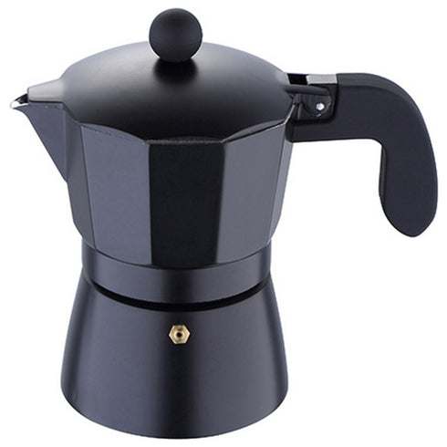 Cafetera Masterpro Negro Aluminio (3 Tazas)