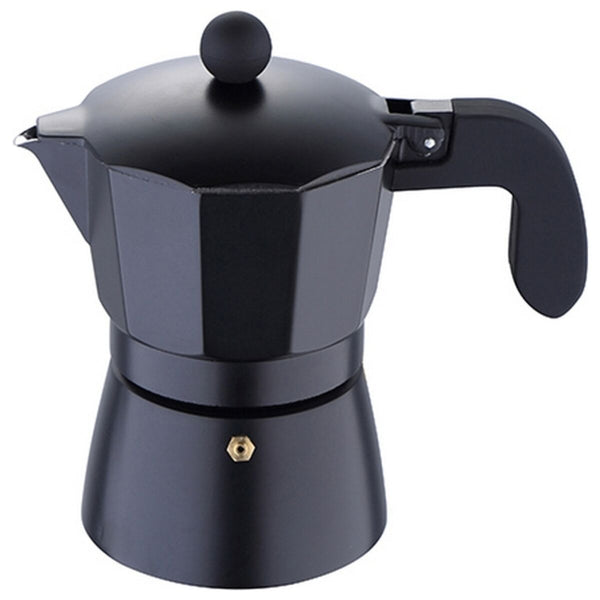 Cafetera Masterpro Negro Aluminio (3 Tazas)