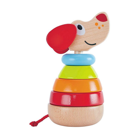 Juego de Madera Hape Pepe Rainbow Stacker