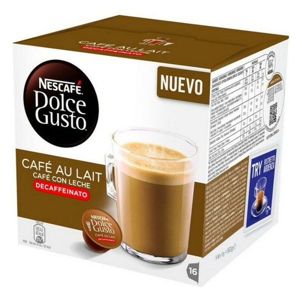 Cápsulas de Café Au Lait Decaffeinated Nestle (16 uds)