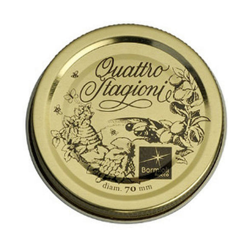 Tapa Bormioli Rocco Quattro Stagioni 2 Unidades Dorado Metal Ø 70 mm