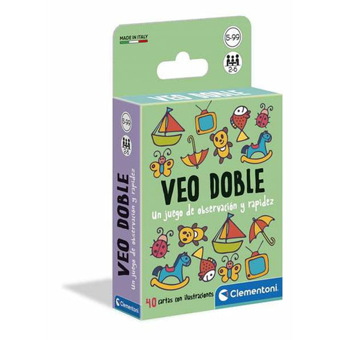 Juego Educativo Clementoni Veo Doble 8,5 x 14,5 x 3 cm