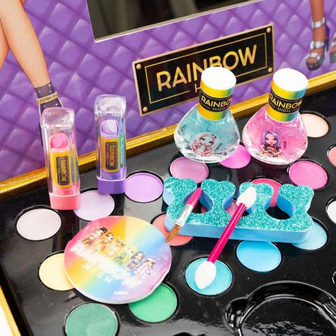 Set de Maquillaje Infantil Nice Rainbow High Maletín