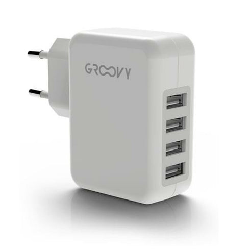 Cargador de Pared GROOVY Blanco