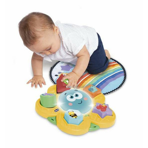 Centro de actividades Chicco Sonido Luces Distintas texturas para estimular al bebé Tapete
