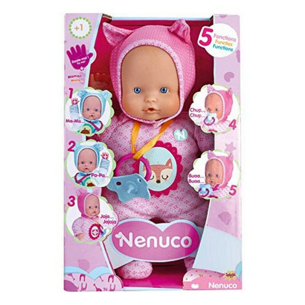 Muñeco Bebé Nenuco Little Fox Nenuco 700012664 (30 cm) Rosa 30 cm