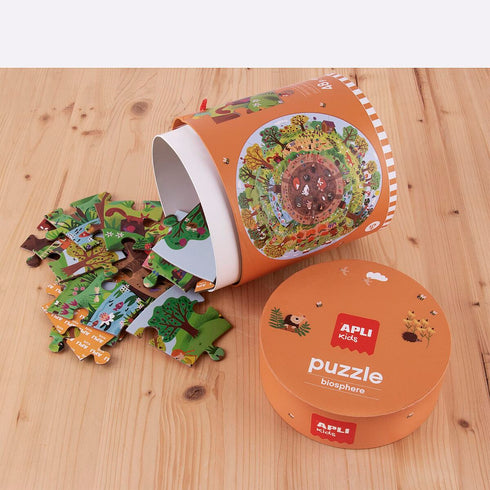 Puzzle Apli Biosphere Circular 48 Piezas 50 cm