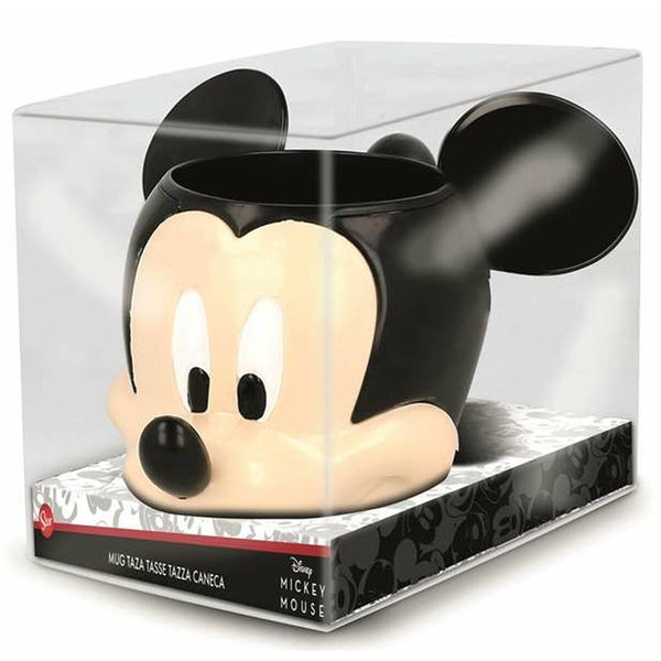 Taza con Caja Mickey Mouse Cerámica 360 ml