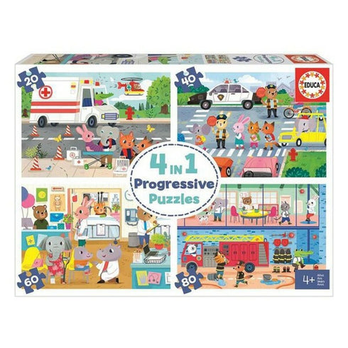 Puzzle Educa 20-40-60-80 Animales