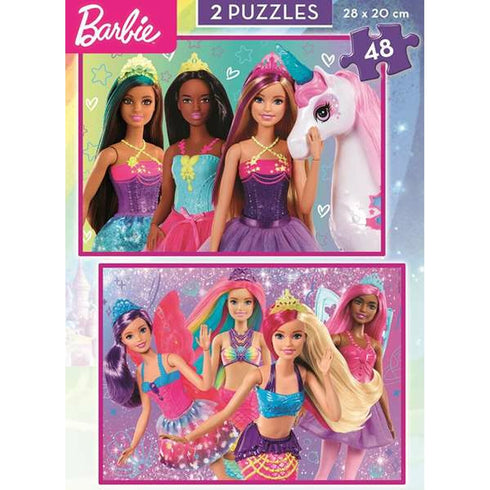 Puzzle Barbie 48 Piezas 2 Unidades