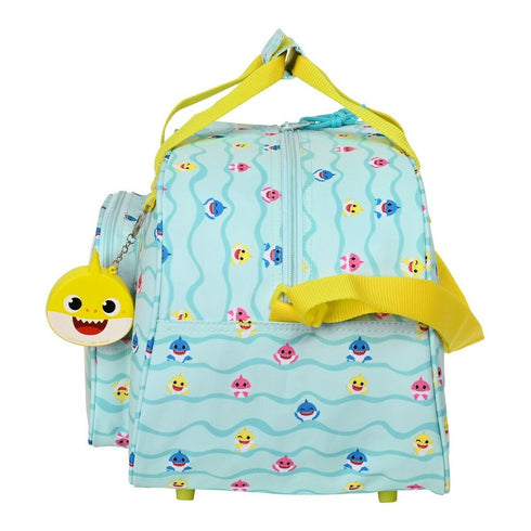 Bolsa de Deporte Baby Shark Beach Day Amarillo Azul claro (40 x 24 x 23 cm)