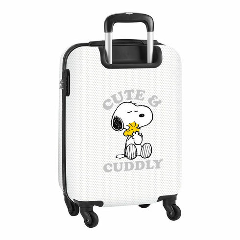 Maleta de Cabina Safta Snoopy Blanco 34,5 x 20 x 55 cm
