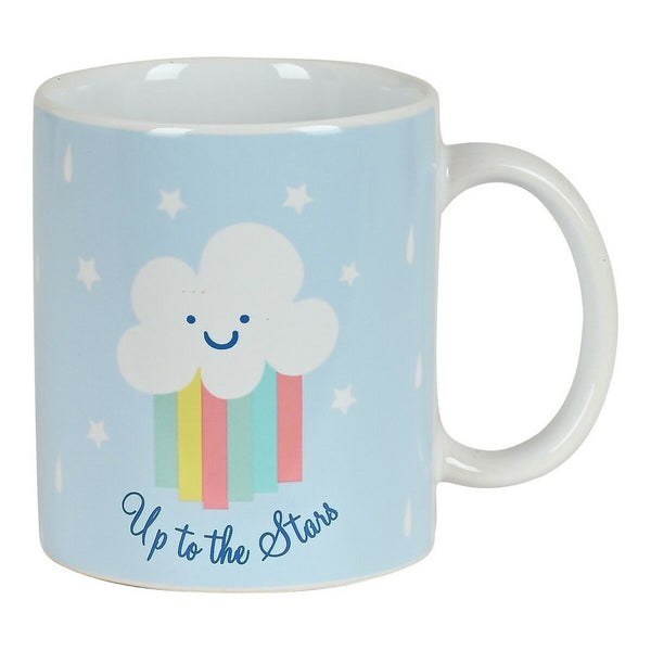 Taza Mug Glow Lab Nube Cerámica Azul claro (350 ml)