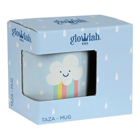 Taza Mug Glow Lab Nube Cerámica Azul claro (350 ml)