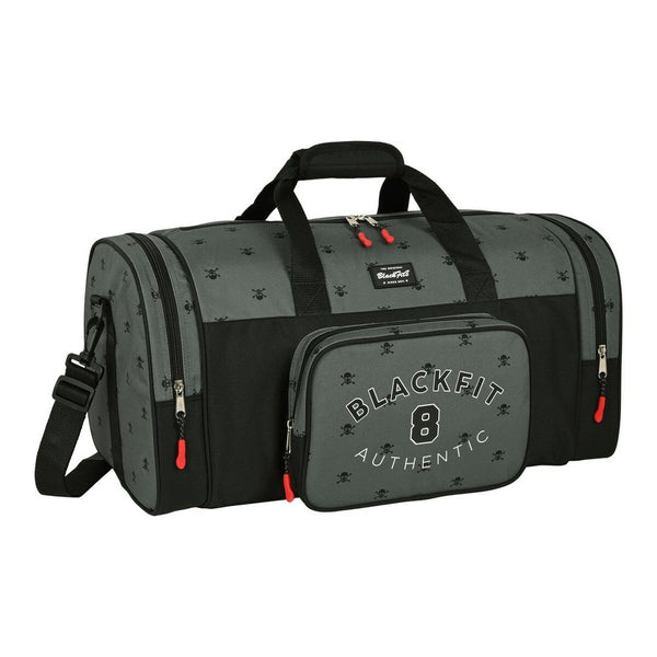 Bolsa de Deporte BlackFit8 Skull Negro Gris 55 x 26 x 27 cm