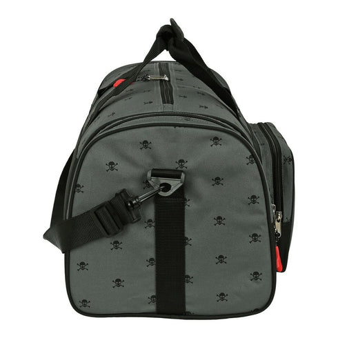 Bolsa de Deporte BlackFit8 Skull Negro Gris 55 x 26 x 27 cm