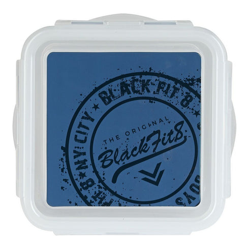 Fiambrera BlackFit8 Stamp Poliuretano Azul (13 x 7.5 x 13 cm)