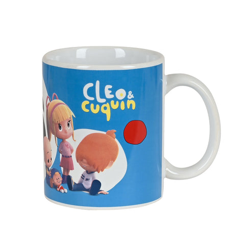 Taza Mug Cleo & Cuquin Good night Cerámica Azul (350 ml)