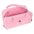 Neceser Escolar Benetton Vichy Rosa (31 x 14 x 19 cm)