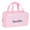 Neceser Escolar Benetton Vichy Rosa (31 x 14 x 19 cm)