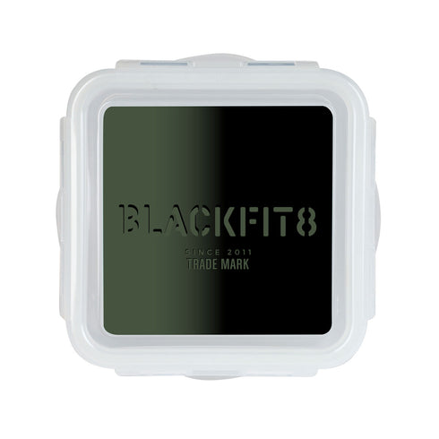 Fiambrera BlackFit8 Gradient Plástico Negro Verde militar (13 x 7.5 x 13 cm)