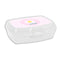 Fiambrera para Sandwich Safta Flor Plástico Rosa Blanco (17 x 6 x 14 cm)