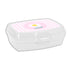 Fiambrera para Sandwich Safta Flor Plástico Rosa Blanco (17 x 6 x 14 cm)