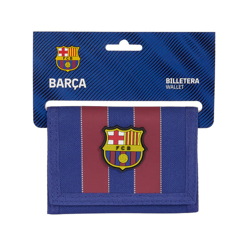 Cartera F.C. Barcelona Rojo Azul marino 12.5 x 9.5 x 1 cm
