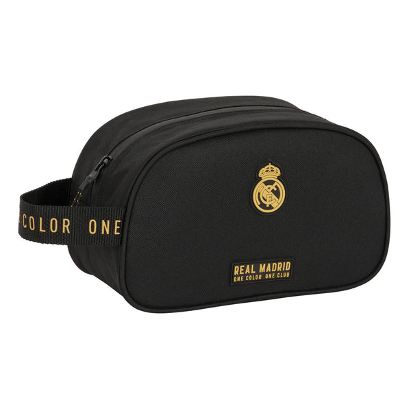 Neceser Escolar Real Madrid C.F. Negro Deportivo 26 x 15 x 12 cm