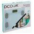 Báscula Digital de Baño Dcook Blanco Plástico Vidrio templado (30 x 30 x 2 cm)