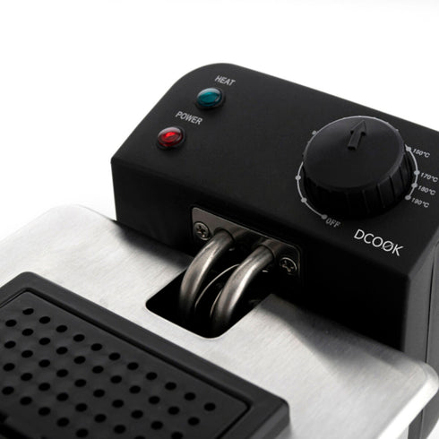 Freidora Dcook Gallery Plateado Negro 3 L