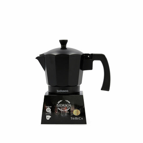 Cafetera Italiana Bidasoa Tribeca Aluminio Acero Metal 6 Tazas