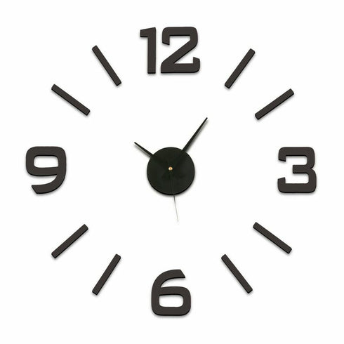 Reloj de Pared Versa Pegatina Negro