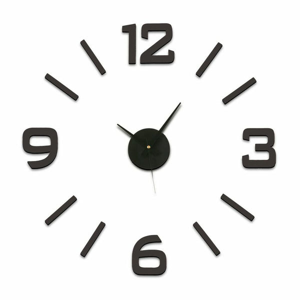 Reloj de Pared Versa Pegatina Negro