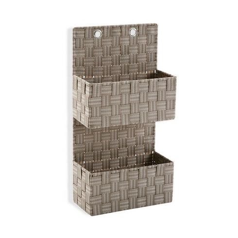 Cesta Versa Para colgar Doble altura Textil Minimalista