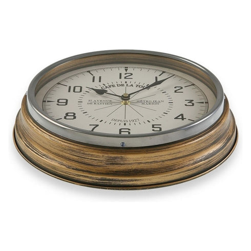 Reloj de Pared Versa 18190721 Metal 31 x 6 x 31 cm