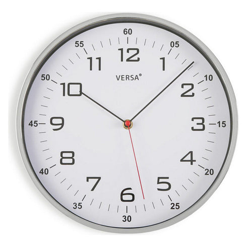 Reloj de Pared Versa Blanco Cuarzo Plástico 4,5 x 30,5 x 30,5 cm