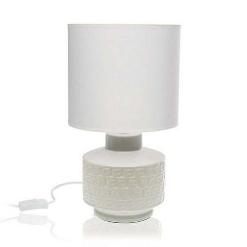 Lámpara de Mesa Greek Cerámica Textil (22,5 x 39 x 22,5 cm)