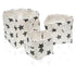 Juego de Cestas Versa Textil Fusion 10 x 10 x 10 cm 14 x 14 x 14 cm 12 x 12 x 12 cm