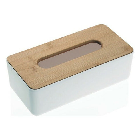 Caja para pañuelos Versa Bambú 13 x 8,6 x 26,1 cm